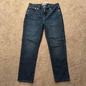 Madewell Perfect Vintage Jean, size 26P, NWT, in dark Manorford Wash